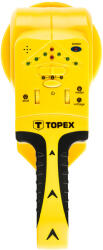 TOPEX Detector 3 în 1, de detectare a lemnului/cablu sub tensiune/metal (94W120)