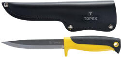 TOPEX Cuțit de universal, lamă 120 mm, toc de piele (98Z103)