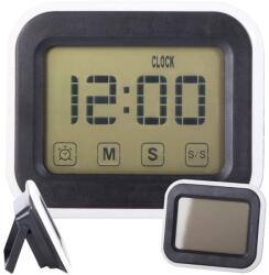 VERK GROUP Ceas deșteptător digital cu ecran LCD, panou tactil și iluminare de fundal (07245)