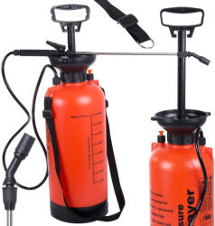 VERK GROUP Pulverizator de grădină manual cu presiune, lance lungă, 8 litri, cu bretea de umăr (11429_8L) Pulverizator