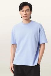 AllSaints pamut póló HAVEN - kék S - answear - 30 990 Ft