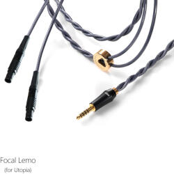 DD HIFI BC150B FOCAL LEMO - Cablu de căști simetric din argint cu conector de 4, 4 mm - 145cm (DDHIFI-BC150B-LEMO-145)