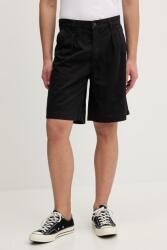 Levi's pamut rövidnadrág BAGGY PLEATED - fekete 33