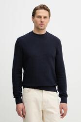 HUGO BOSS pamut pulóver - sötétkék M