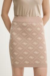 Guess szoknya gyapjú keverékből SARAH - bézs S - answear - 34 990 Ft