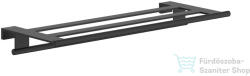 Hansgrohe ADDSTORIS S fali törölközőtartó polc, matt fekete 41781670 (41781670)