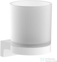 Hansgrohe ADDSTORIS S fali fogkefe tartó pohár, matt fehér 41769700 (41769700)