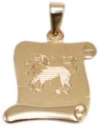 Ékszershop Oroszlán arany lapmedál (1330895)