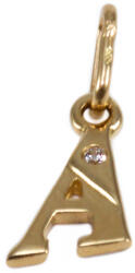 Ékszershop Köves A betű arany medál (1330902)