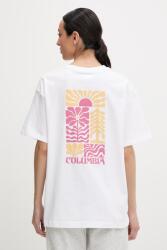 Columbia pamut póló Rolling Bend - fehér S