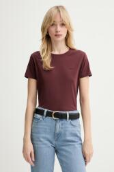 BOSS Orange pamut póló - barna L