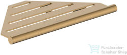 Hansgrohe ADDSTORIS S fali sarokpolc, szálcsiszolt bronz 41761140 (41761140)