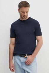 BOSS pamut póló - sötétkék XL - answear - 15 400 Ft