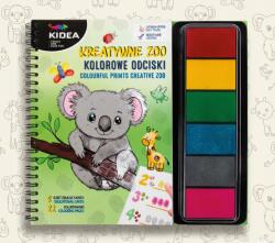 kidea Színes Állatkerti Ujjlenyomat Állatok Ujjfestőkönyv Kidea (KODZKA)