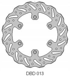 Delta braking Hátsó Féktárcsa Kawasaki Kx 125 '89-'02, Kx 250 '89-02,
