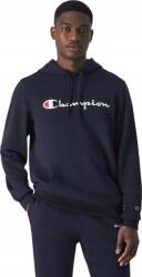 Champion Férfi Pulóver Champion Hooded Sweatshirt Sötétkék 220726 BS501, L (8054041181251)