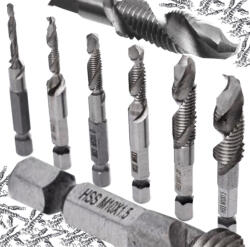 Kraft&Dele Fém- És Fafúrók Hss M3 M10 6 Db (KD980)