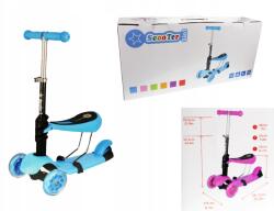 Scooter 3 kerekű roller gyereküléssel 70, 5x29x56 cm stabil és biztonságos (79220)