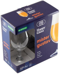  HappyGlass Mister Gustav törhetetlen söröskehely, 50 cl, BPA mentes, élelmiszeripari minőség, 2 db / szett