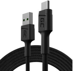 Green Cell Green Cell GC PowerStream PowerStream USB-A - USB-C 200cm încărcare rapidă Ultra Charge, QC 3.0 Cablu de date și încărcare QC 3.0