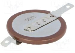 Panasonic VL-2020-1HFN Akku: Li VL2020 3V 20mAh Kiv: forrfül forrasztáshoz Ø 20x2, 7mm