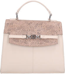 CHIARA rostbőr táska I 5035 bis bézs virágos