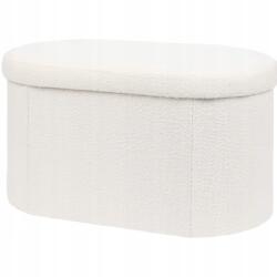  Nagy Kétszemélyes Puff Nyitható Puff Tárolórekesszel 71 CM Bársonyos 90KG-IG (PUFA DUŻA DWUOSOBOWA)