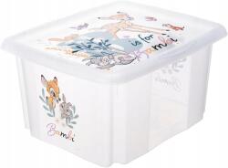 Keeeper Műanyag játéktároló doboz kosár Bambi 24 L (1223700126600)