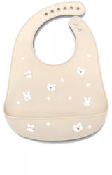 Lorelli szilikon előke - Beige - bebibolt