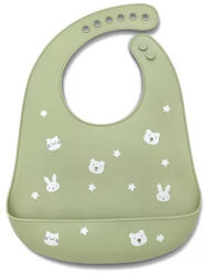 Lorelli szilikon előke - Fresh Green - bebibolt