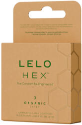 LELO Hex Organic - potencia óvszer (3db) - pirospillango