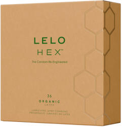 LELO Hex Organic - potencia óvszer (36db) - pirospillango