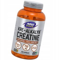 NOW Kreatin Pufferelt Kre-alkalyn Creatine Now Foods Energia Tömeg 240 Kapszula (733739031532)