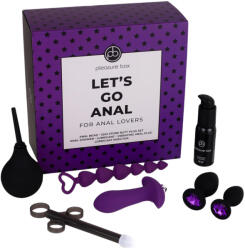  Pleasure Box Let's Go Anal - teljes anál szett - 7 részes - pirospillango