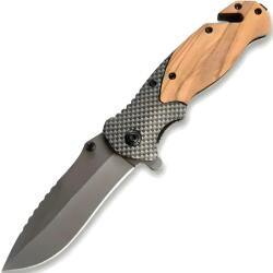 HARAHU LV-39376 Outdoor összecsukható kés - Barna/Fekete KP39376