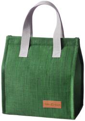 Cyrax Geanta Termoizolanta Tip Bento Bag Cyrax, Camping Cooler, Aluminiu, 22.5x13x25, 5 cm, 3.3 L, Verde (127708)
