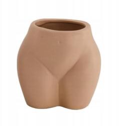 Dijk Porcelán váza női motívummal világos barna (49020-095 Dijk w 22-1)