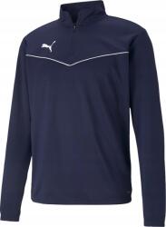 PUMA Teamrise Férfi Sport Pulóver, Sötétkék, L-es méret (657394 06)