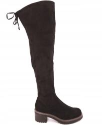 Marco Tozzi Fekete női térdig érő csizma Marco Tozzi 2-25677-45 r40 (2-25677-45)