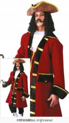 Fiestas Guirca Kalóz kapitány jelmez Horog rabló korcsolyázó jelmez Hook horog M (G80516)
