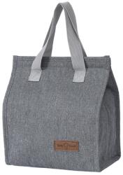 Cyrax Geanta termoizolanta tip bento bag Cyrax, camping cooler bag, Aluminiu, 22.5 x 13 cm, 3.3 L, gri (125096)
