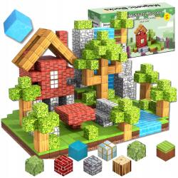  Mágneses építőkockák Építőkockák Pixelek 3D kockák 100 db (8654676544)