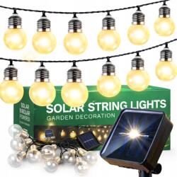 Focla Napelemes Kerti Füzér 30 Led 11m Napelemes Lámpák Kert Erkély Pavilon (FOCLA_lampki solarne b.ciepłe 30LED)