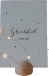 Eulenschnitt Üdvözlőlap - Glücklich