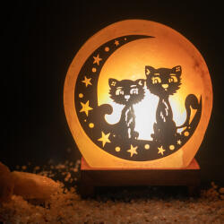  Himalája Sólámpa - CICÁK korong forma (SLK-CICAK)