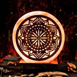  Himalája Sólámpa - MANDALA korong forma (SLK-MANDALA)