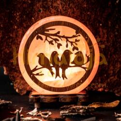  Himalája Sólámpa - MADARAK korong forma (SLK-MAD)