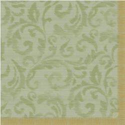  DuniSoft BIO textilhatású szalvéta Rich Damast Pistachio, 60 db/cs