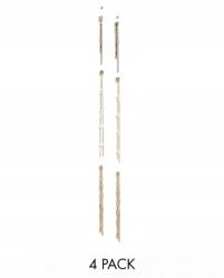 Asos Fülbevaló 4 Pár Chain Szett