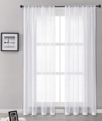  Mrtrees Függöny átlátszó fehér 2 db 140x125cm Alagút (B08MVQQM8D)